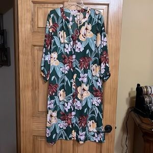 Loft Button front  dress